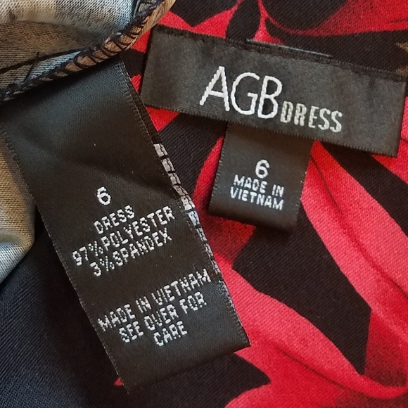 AGB Floral Dress - Size 6 (EUC) - Picture 4 of 8